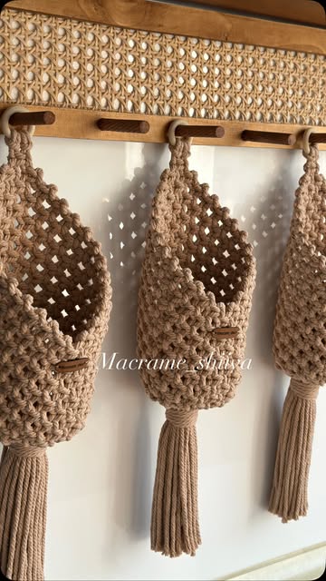 آویزگلدان مکرومه